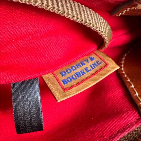 Dooney & Bourke Domed Pebble Leather Satchel - Picture 9 of 11